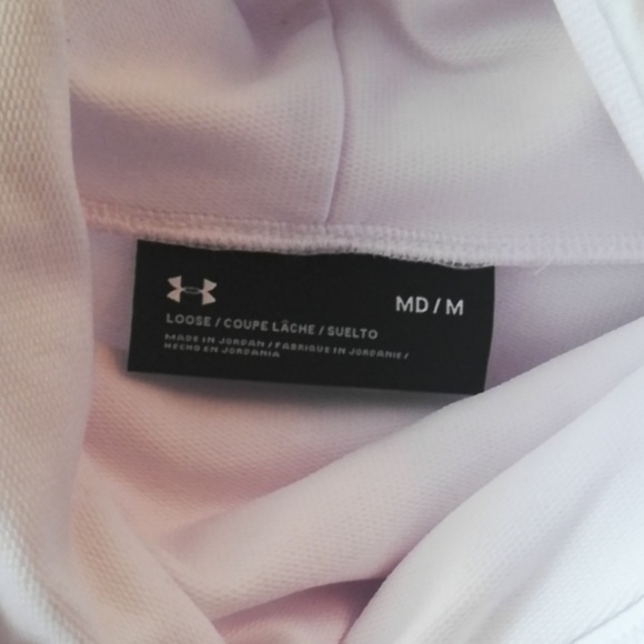 White Under Armour sweatshirt size M - Picture 2 of 2